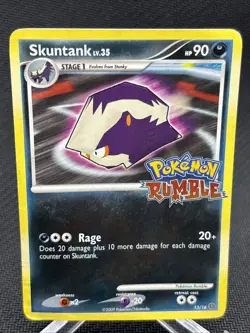 Skuntank Pokemon Rumble 13/16 - Stamped - Image 1