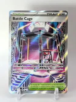 Battle Cage 116/94 Full Art Ultra Rare ME Phantasmal Flames Pokemon TCG NM - Image 1