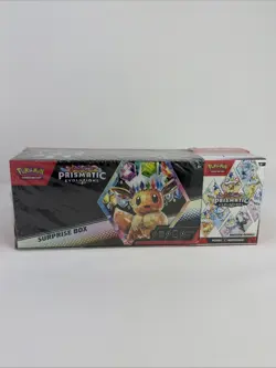 Pokemon TCG Sam’s Club Prismatic Evolutions Surprise Box & Booster Bundle 2-Pack - Image 1