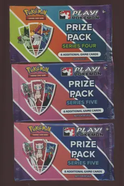 Lot of Pokemon Booster Packs 2x Prize Pack Series 5 & 1X Series 4 - Image 1
