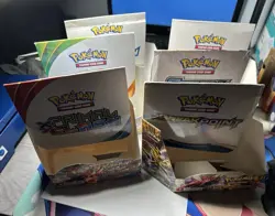 2015 Pokemon XY Era Empty Booster Boxes - 7 Sets - Image 1
