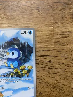 Pokemon TCG Piplup 98/94 Illustration Rare IR Phantasmal Flames Raw Near Mint - Image 3