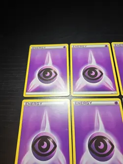 8x Psychic Energy /30 2014 Noivern Trainer Kit Pokemon TCG XY Set Vintage Old NM - Image 4