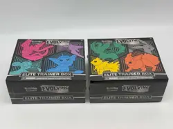 Lot of (2) Pokemon TCG SWSH Evolving Skies Elite Trainer Boxes Sealed Art Set - Image 3