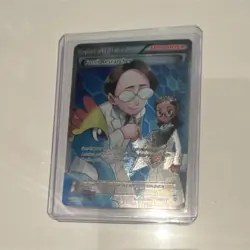 Pokemon Fossil Researcher Full Art Holo Ultra Rare Trainer XY Furious Fists 110… - Image 1