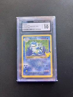 Pokemon TCG Blastoise Holo Rare 2/102 Celebrations Classic Collection - Image 1
