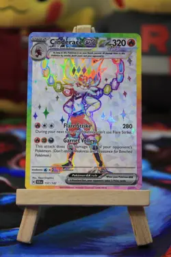 Cinderace ex Tera 157/142 Ultra Double Rare Pokemon Stellar Crown NM - Image 3