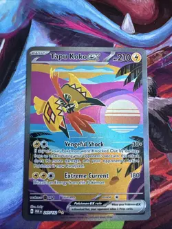 Tapu Koko ex 247/182 Pokemon TCG SV04: Paradox Rift Holo NM - Image 1