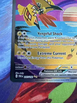 Tapu Koko ex 247/182 Pokemon TCG SV04: Paradox Rift Holo NM - Image 4