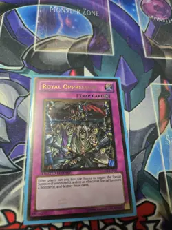 Yugioh Royal Oppression - Gold Rare - Limited - NM - GLD4-EN047 - Image 1