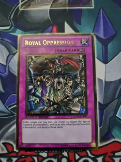 Yugioh Royal Oppression - Gold Rare - Limited - NM - GLD4-EN047 - Image 2