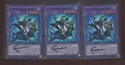 Lot (3) Yu-Gi-Oh! El Shaddoll Winda ra04-012 Foil Bleed Missprint NM Super Rare - Image 1