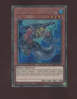 Yu-Gi-Oh! Mermail Abysspike Missprint No Name Platinum Secret Rare ra04-012 - Image 1