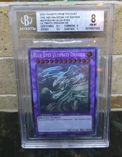 2022 YU-GI-OH GFP2 GHOSTS FROM THE 1ST EDITION BLUE-EYES ULTIMATE DRAGON Grade8 - Image 1