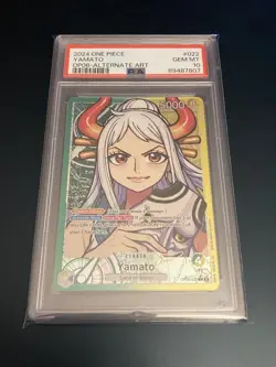 2024 One Piece YAMATO #022 OP06 Alternate Art Leader PSA 10 Gem Mint! - Image 1