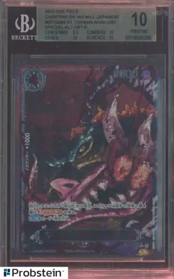 2025 One Piece Carrying On His Will JPN OP13089 St. Topman Warcury SPCL BGS 10 - Image 1