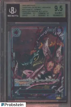 2025 One Piece Carrying On His Will JPN OP13089 St. Topman Warcury SPCL BGS 9.5 - Image 1