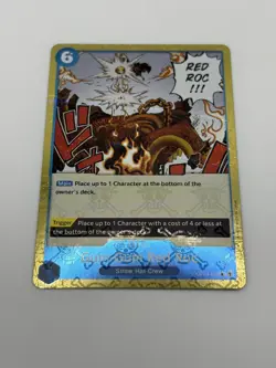 One Piece TCG Gum-Gum Red Roc (Jolly Roger Foil) OP04-056 PRB-01 - Image 1