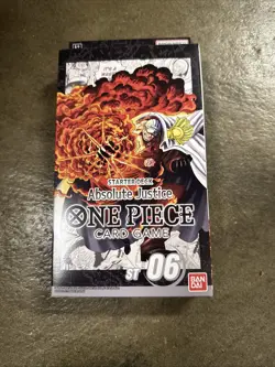 One Piece TCG Absolute Justice Starter Deck ST-06 English - Sealed - Image 1