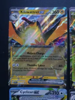 Pokemon TCG Scarlet And Violet Surging Sparks EX Double Rare&Holo Bundle 4 Cards - Image 2