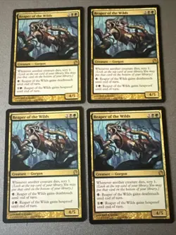 Reaper Of The Wilds X4 Theros Ex Cond See Pics Front Back - Image 1