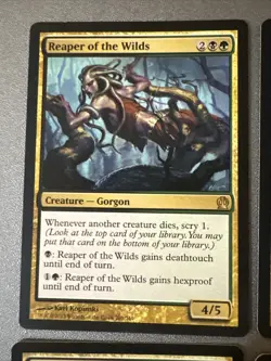 Reaper Of The Wilds X4 Theros Ex Cond See Pics Front Back - Image 3