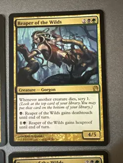Reaper Of The Wilds X4 Theros Ex Cond See Pics Front Back - Image 4