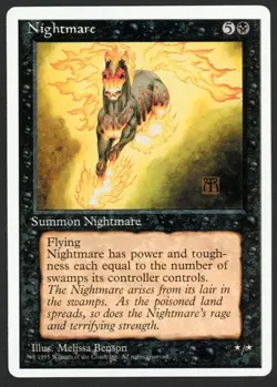 ***Nightmare*** MTG Alternate 4th Edition Magic Kid Icarus - Image 1