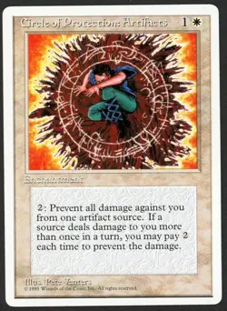 ***Circle of Protection Artifacts*** MTG Alternate 4th Edition Magic Kid Icarus - Image 1