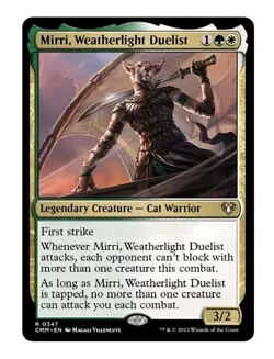 1x MTG Mirri, Weatherlight Duelist - Commander Masters Rare! NM Mint! - Image 1