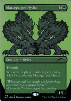 MTG Managorger Hydra (Etched) (306) | NM Foil | Secret Lair Croc Jackson {SLD} - Image 2