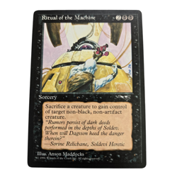 MTG Ritual of the Machine Alliances ALL Rare Black Sorcery Control Creature - Image 1