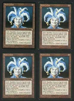 ***4x Jester's Cap*** MTG Ice Age Magic Kid Icarus - Image 1