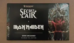 Iron Maiden Eddie Unchained Secret Lair Magic the Gathering MTG Rainbow Foil New - Image 1