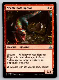 Needletooth Raptor Rivals of Ixalan Regular - Image 1