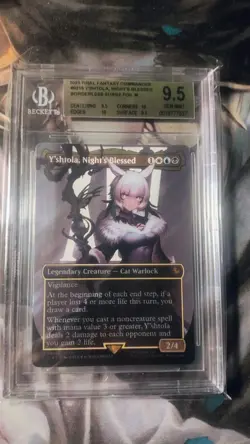 MTG Final Fantasy Borderless Surge Foil Y'shtola Night's Blessed BGS Gem Mint - Image 1