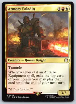 Armory Paladin - Universes Beyond: Fallout - MTG - Near Mint - Image 1