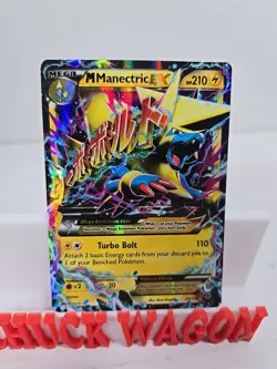 Pokemon Card M Manectric EX 24/119 XY Phantom Forces Holo Rare Light Play - Image 1