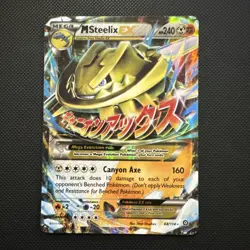 M Steelix EX 68/114 XY-Steam Siege Holo Pokemon - Image 1