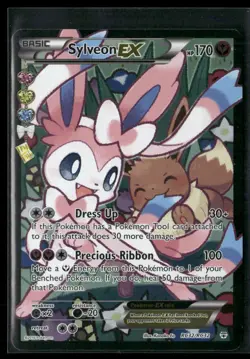 2021 Pokemon Generations Radiant Collection Ultra Rare Full Art Sylveon EX RC32 - Image 1