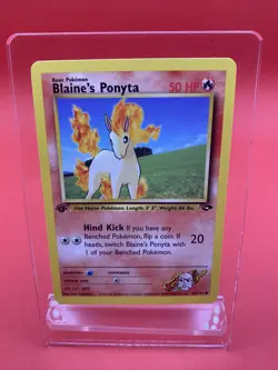 BLAINE’S PONYTA - 1st Edition Gym Challenge - 64/132 - Common - Pokemon - NM - Image 1