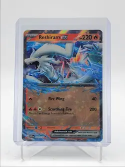 RESHIRAM EX 2025 POKEMON JOURNEY TOGETHER DOUBLE RARE 030/159 Q5542 - Image 1