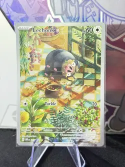 Lechonk 209/197 Full Art Holo Pokemon SV03: Obsidian Flames English Near Mint - Image 1