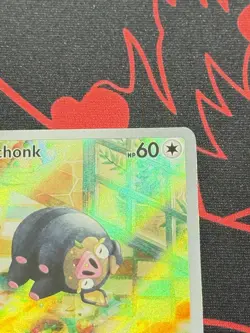 Lechonk 209/197 Full Art Holo Pokemon SV03: Obsidian Flames English Near Mint - Image 4