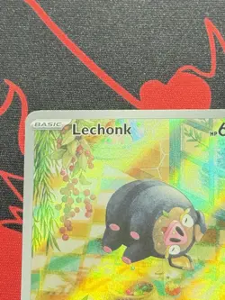 Lechonk 209/197 Full Art Holo Pokemon SV03: Obsidian Flames English Near Mint - Image 5