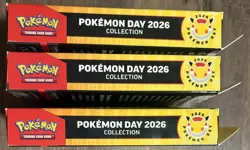 3x Pokemon TCG Pokemon Day 2026 30th Anniversary Collection Boxes (Lot of 3) - Image 2