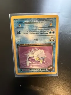 Pokemon TCG Dark Vaporeon 45/82 1st Edition Vintage 2000 Team Rocket WOTC NM - Image 2