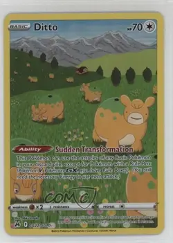 Full Art - Ditto Pokemon Sword & Shield Crown Zenith Galarian Gallery #GG22 - Image 1