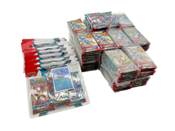 Lot Pokemon 9x Paradox Rift 3-Pack Blister w/ 57x Packs & 195x SV Base Packs - Image 1