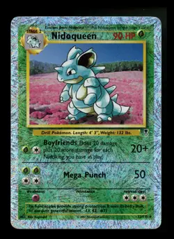 #2 Nidoqueen 32/110 Legendary Collection 2002 Reverse Holo Rare Pokemon Card TCG - Image 1